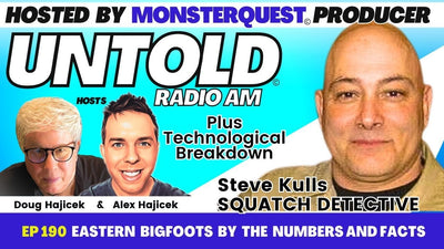 Eastern Bigfoots By the Numbers and Facts with Steve Kulls | Untold Radio AM #190